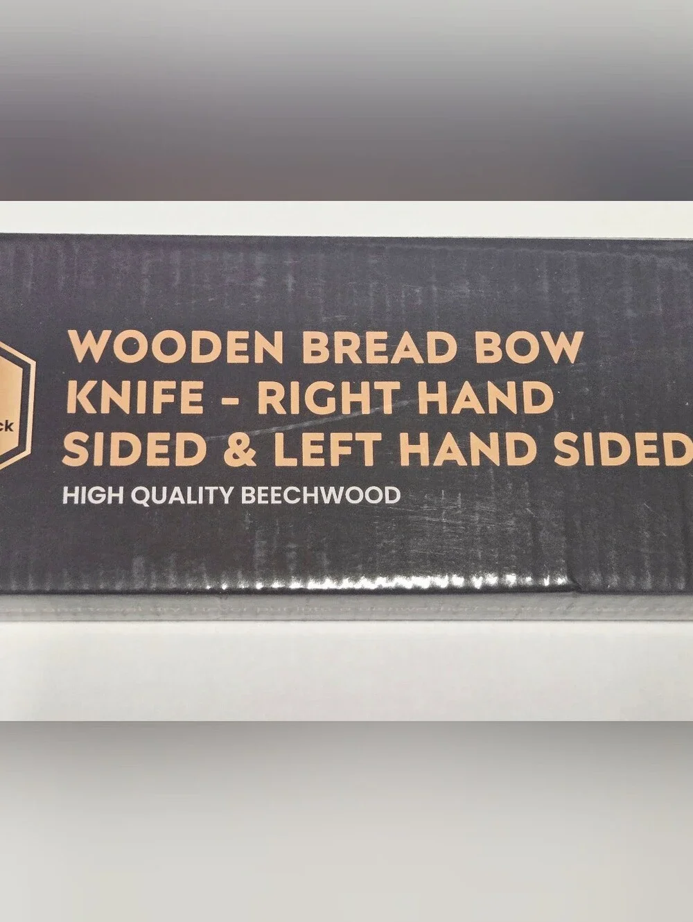 KitchenClick 16” Wooden Bow Bread Knife Beechwood 3 Blades New in Box